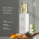 Long-lasting Unisex Fragrances | Includes Imperial Oudh, Ocean Zest, Woody Allure, Imperial Rose | Lutfiyya Non-alcoholic Roll-on Attar Set (8ml X 4)