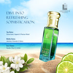 Long-lasting Unisex Fragrances | Includes Imperial Oudh, Ocean Zest, Woody Allure, Imperial Rose | Lutfiyya Non-alcoholic Roll-on Attar Set (8ml X 4)