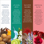 Long-lasting Unisex Fragrances | Includes Imperial Oudh, Ocean Zest, Woody Allure, Imperial Rose | Lutfiyya Non-alcoholic Roll-on Attar Set (8ml X 4)