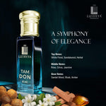 Long-lasting Unisex Fragrances | Includes Tam Don, Lumina, Oud Royale, Mist Aura | Lutfiyya Non-alcoholic Roll-on Attar Set (8ml X 4)