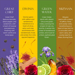 Long-lasting Unisex Fragrances | Includes Great Chief, Divinia, Green Water, Mizyaan  | Lutfiyya Non-alcoholic Roll-on Attar Set (8ml X 4)