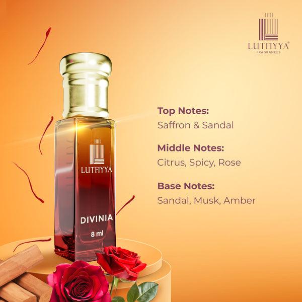 Divinia & Tam Don Non-alcoholic Roll-on Attar Liquid For Unisex