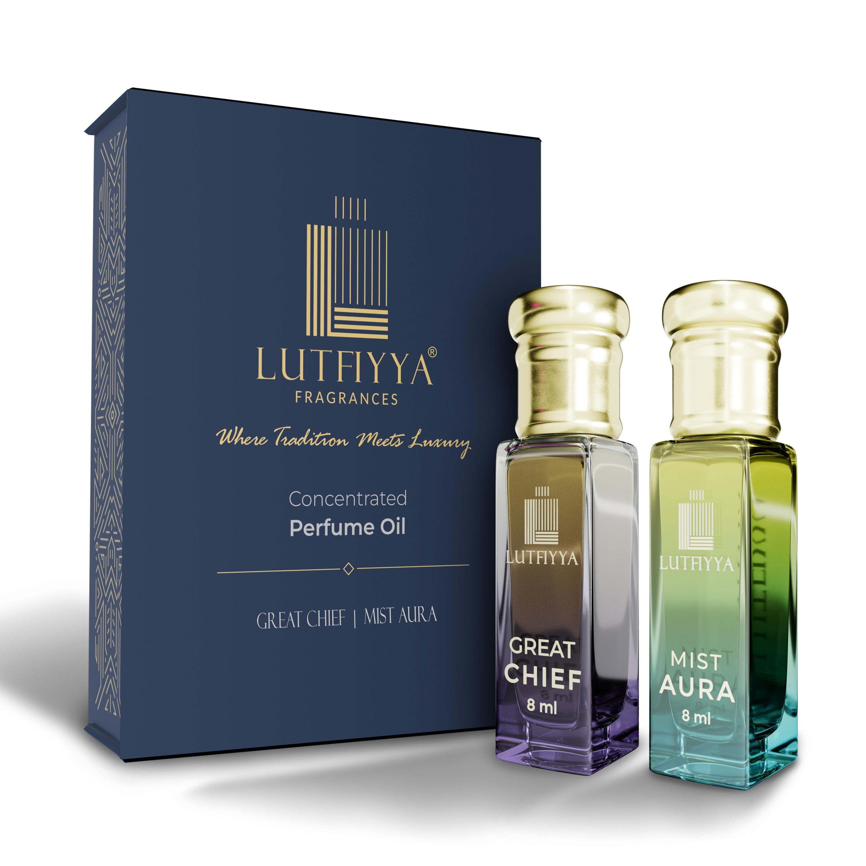 Great Chief & Mist Aura Non-alcoholic Roll-on Attar Liquid For Unisex