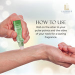 Green Water Non-alcoholic Roll-on Attar Liquid For Unisex