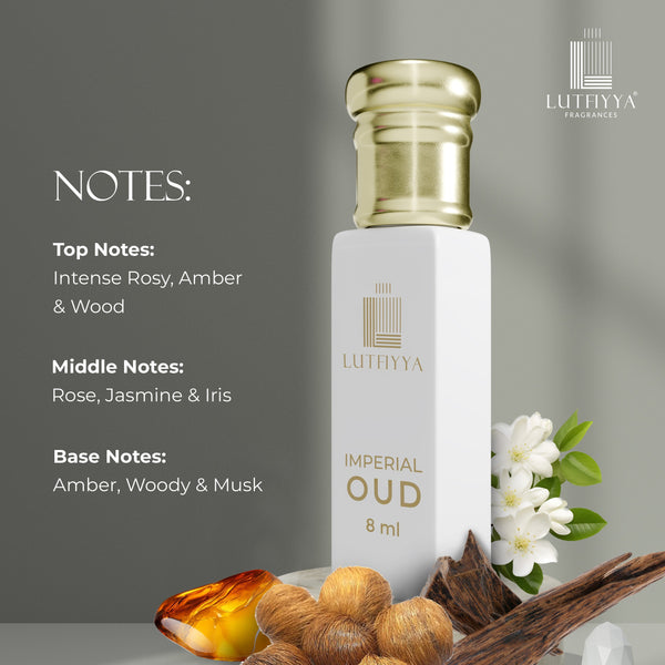 Imperial Oud Non-alcoholic Roll-on Attar Liquid For Unisex