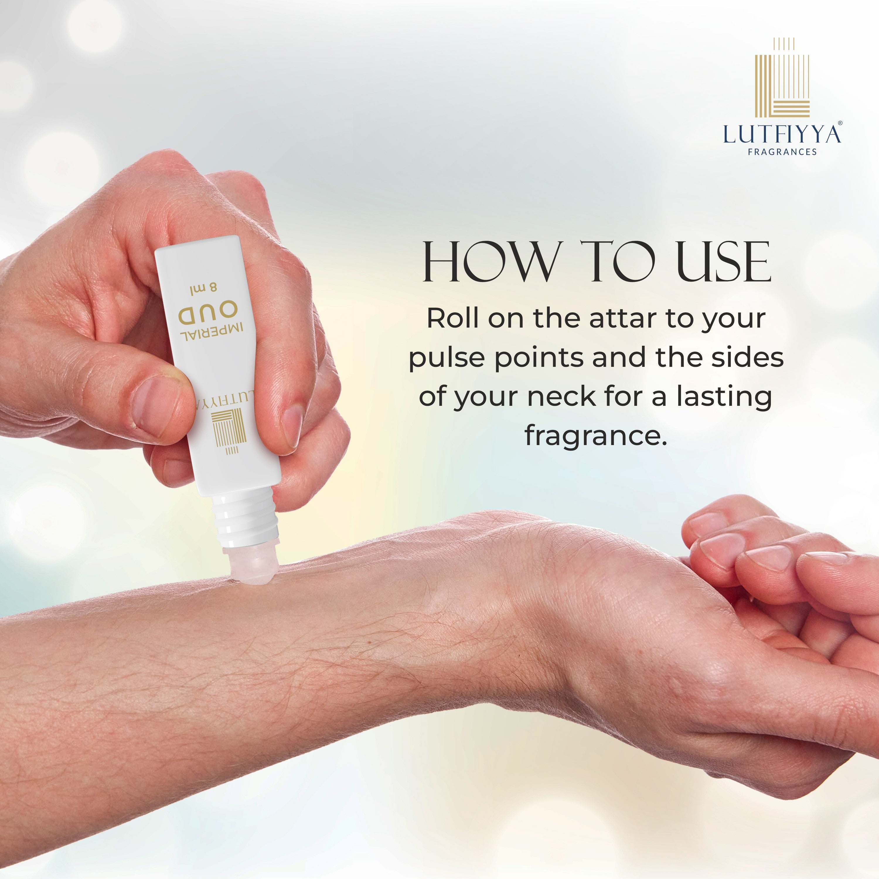 Imperial Oud Non-alcoholic Roll-on Attar Liquid For Unisex