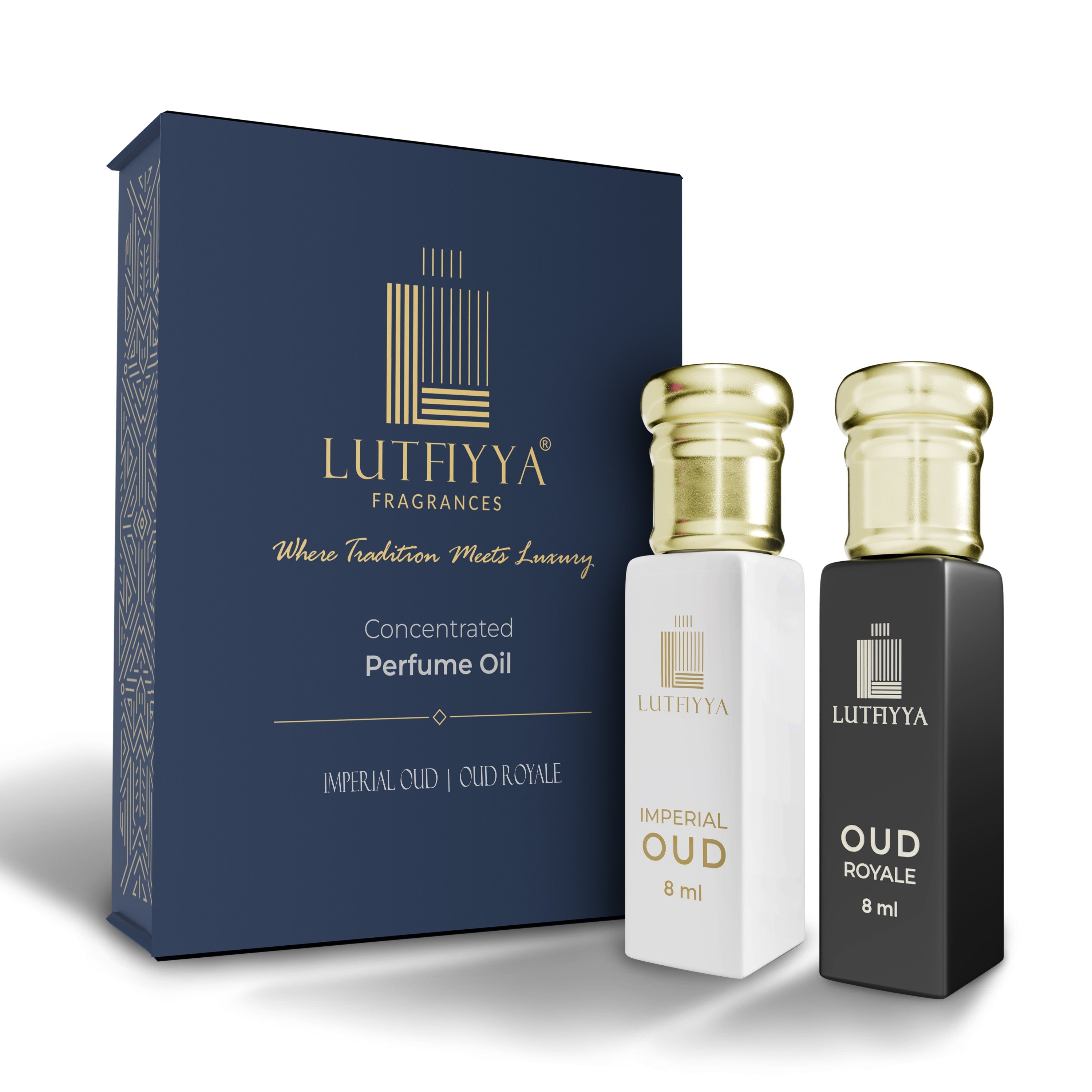 Imperial Oud & Oud Royale Non-alcoholic Roll-on Attar Liquid For Unisex