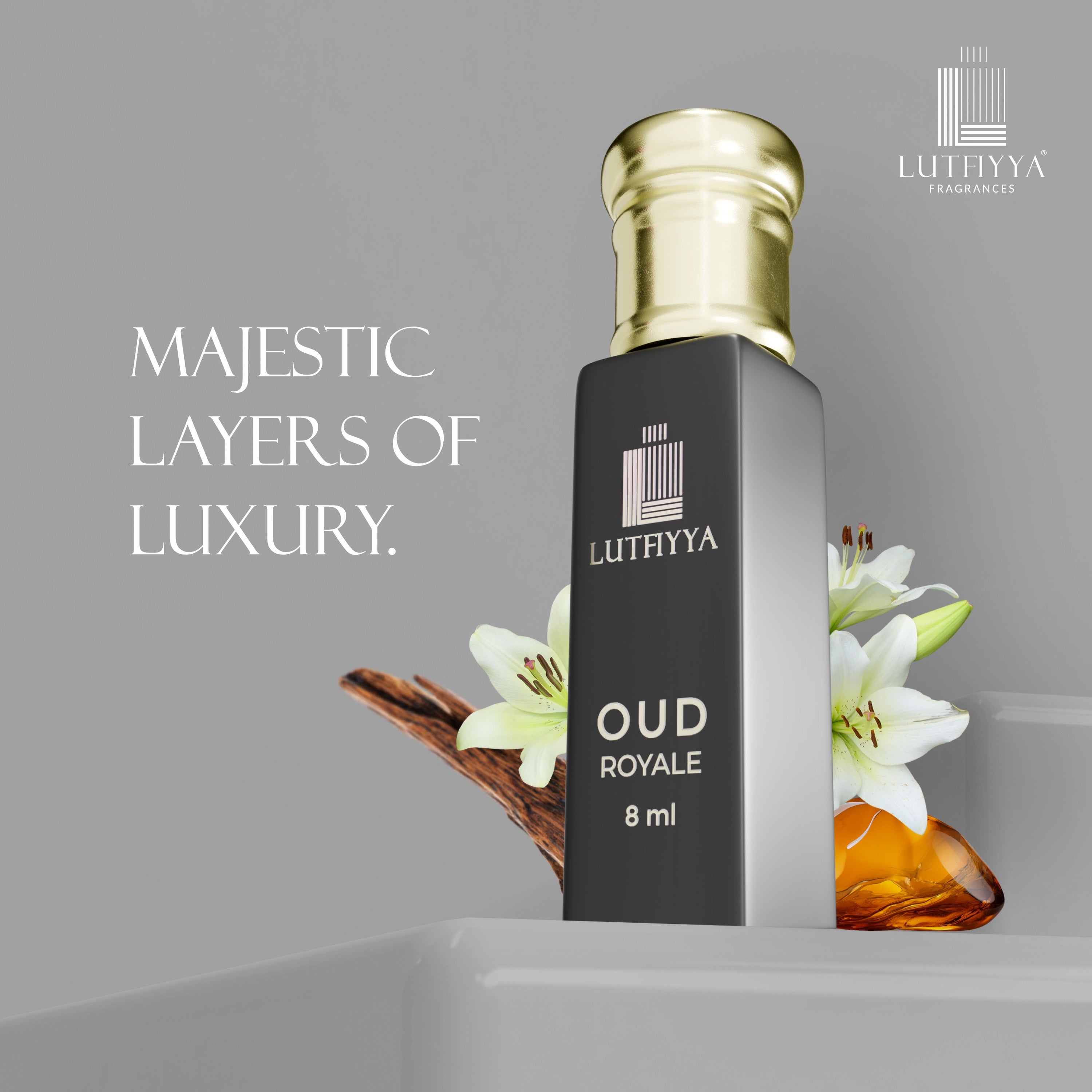 Imperial Oud & Oud Royale Non-alcoholic Roll-on Attar Liquid For Unisex