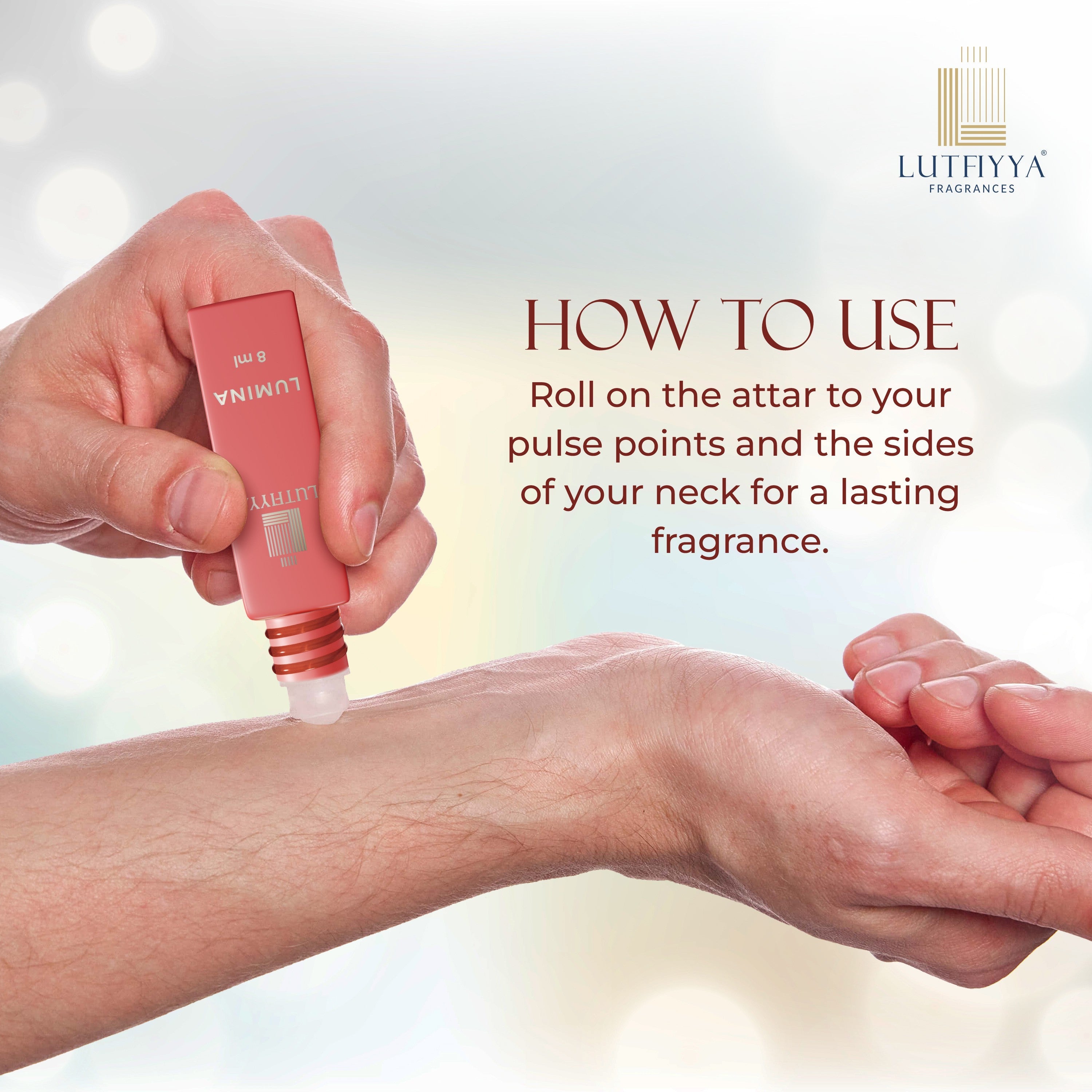 Lumina Non-alcoholic Roll-on Attar Liquid For Unisex