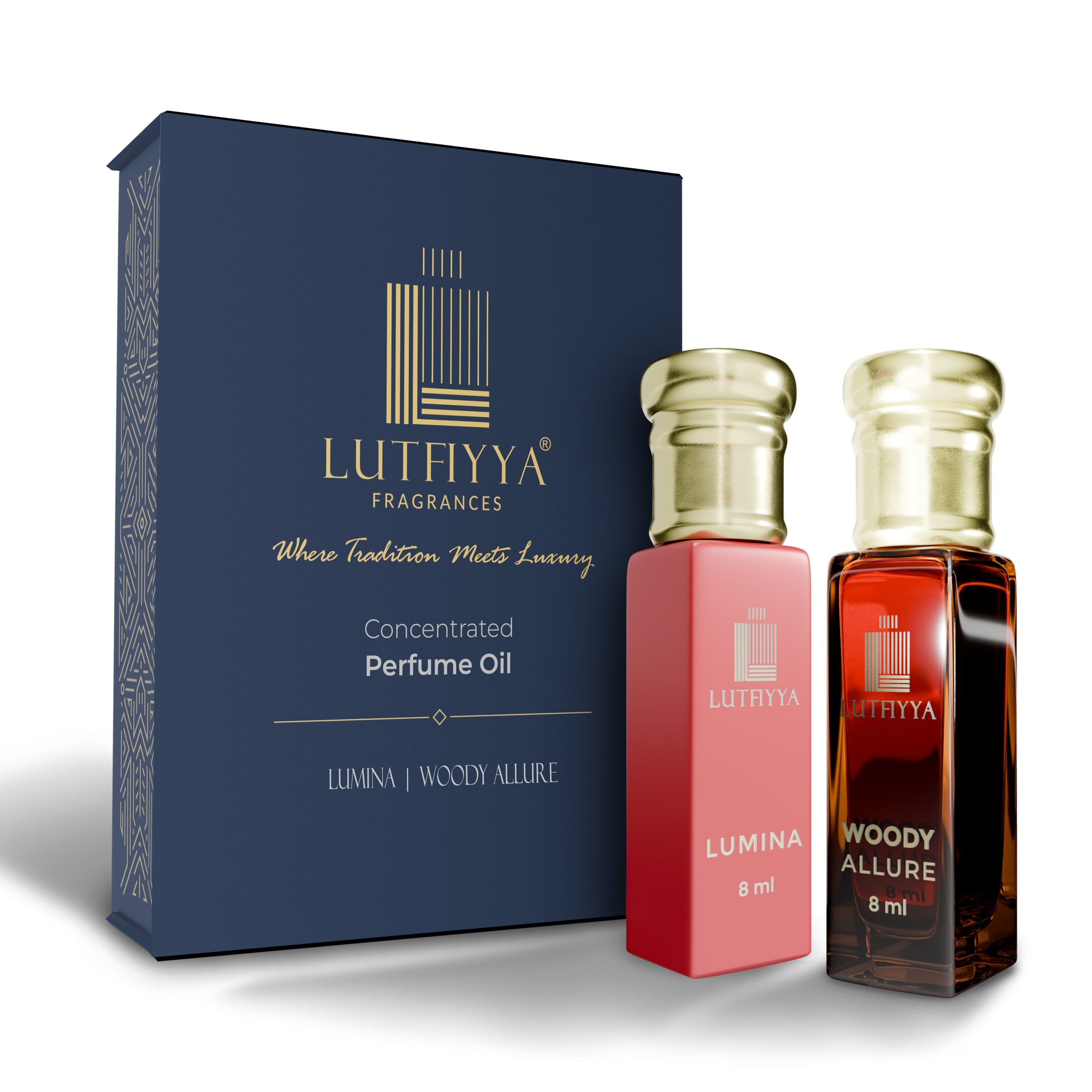 Lumina & Woody Allure Non-alcoholic Roll-on Attar Liquid For Unisex