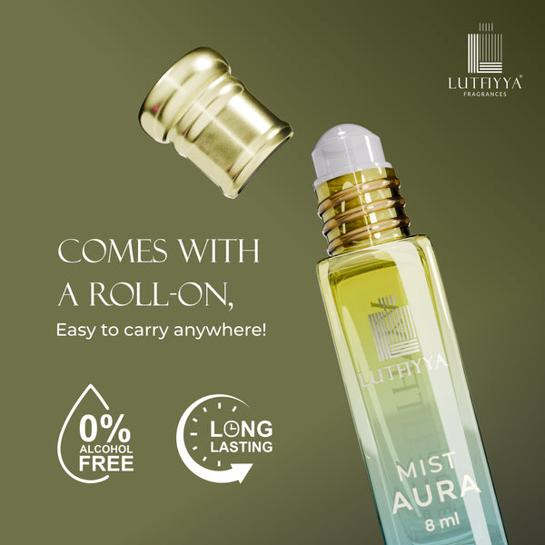 Mist Aura Non-alcoholic Roll-on Attar Liquid For Unisex