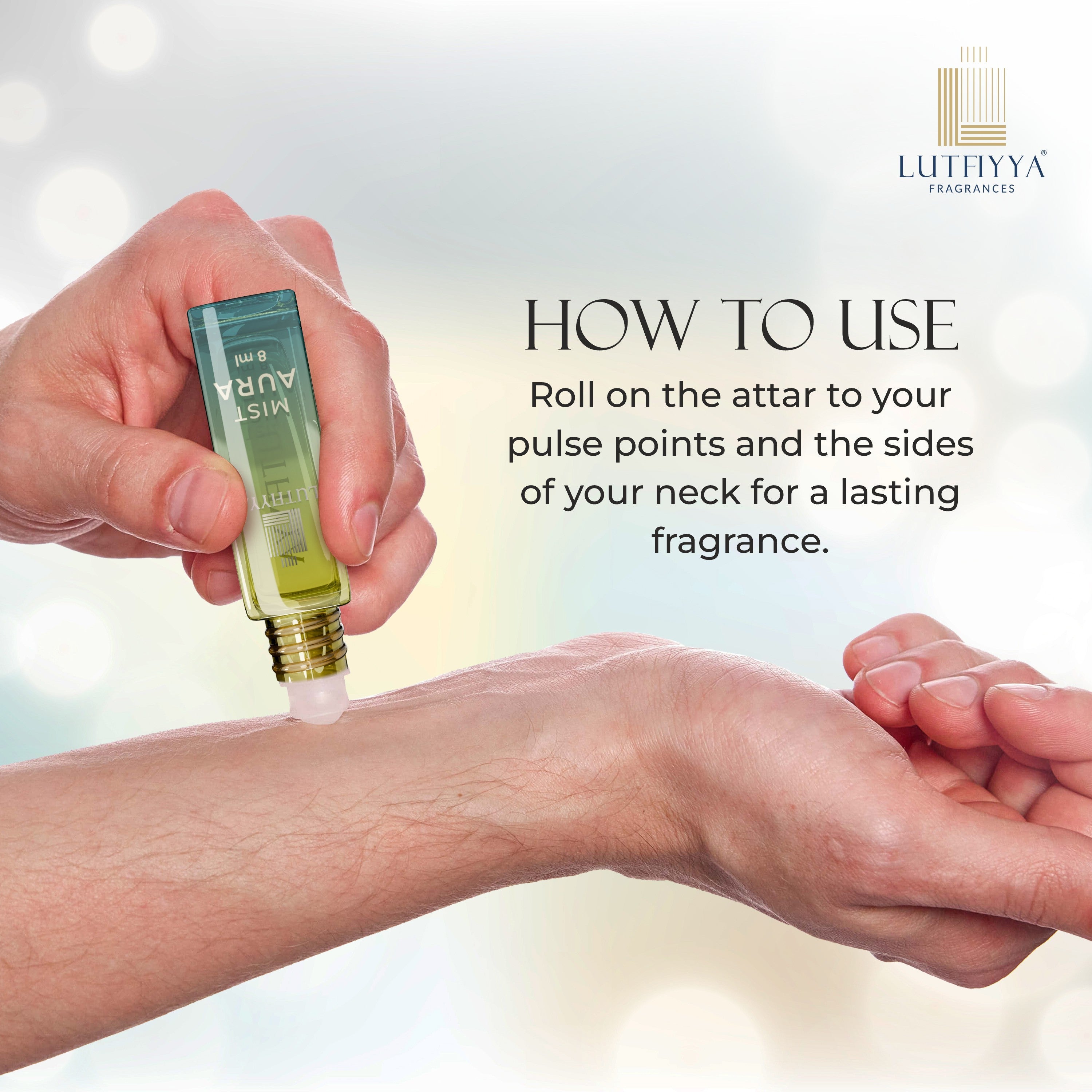 Mist Aura Non-alcoholic Roll-on Attar Liquid For Unisex