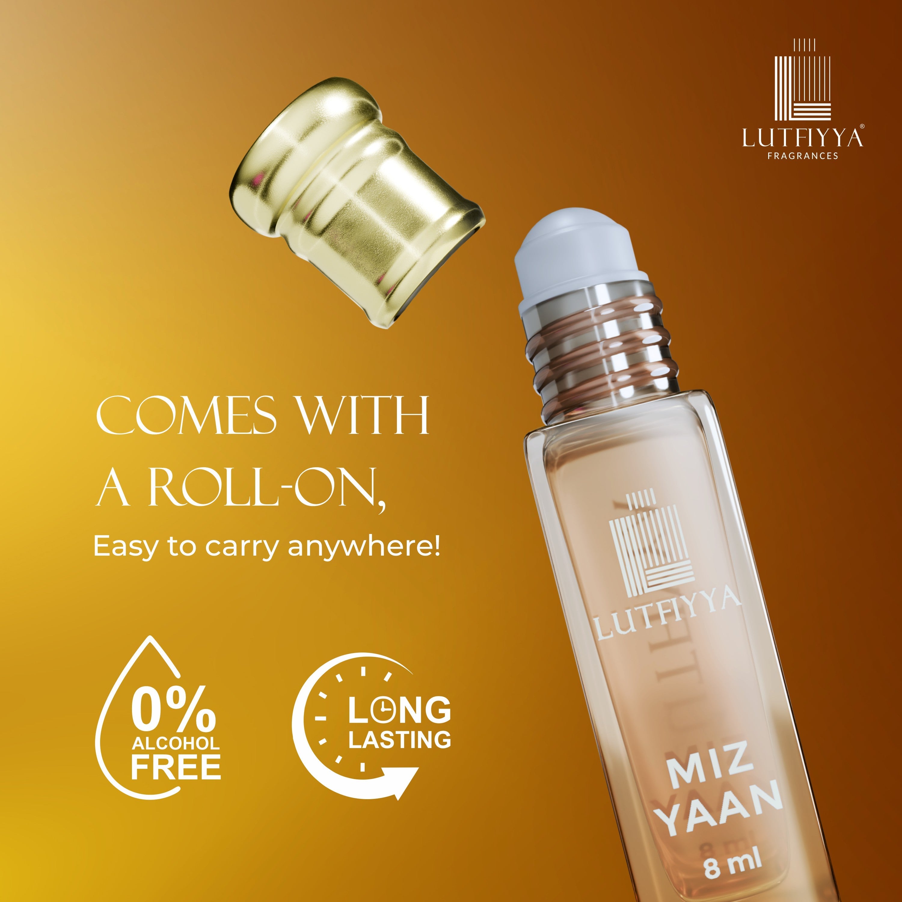Mizyaan Non-alcoholic Roll-on Attar Liquid For Unisex
