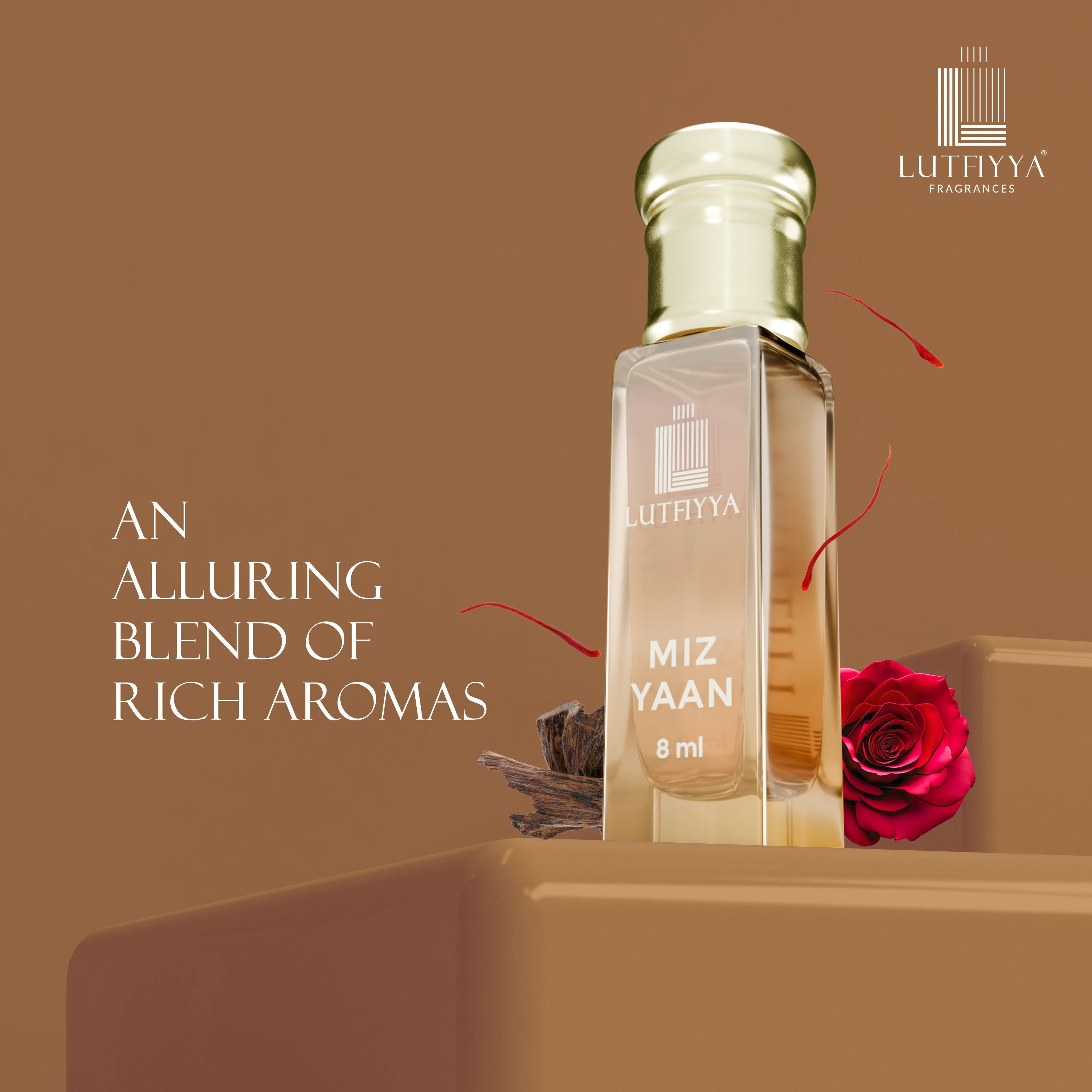 Mizyaan Non-alcoholic Roll-on Attar Liquid For Unisex