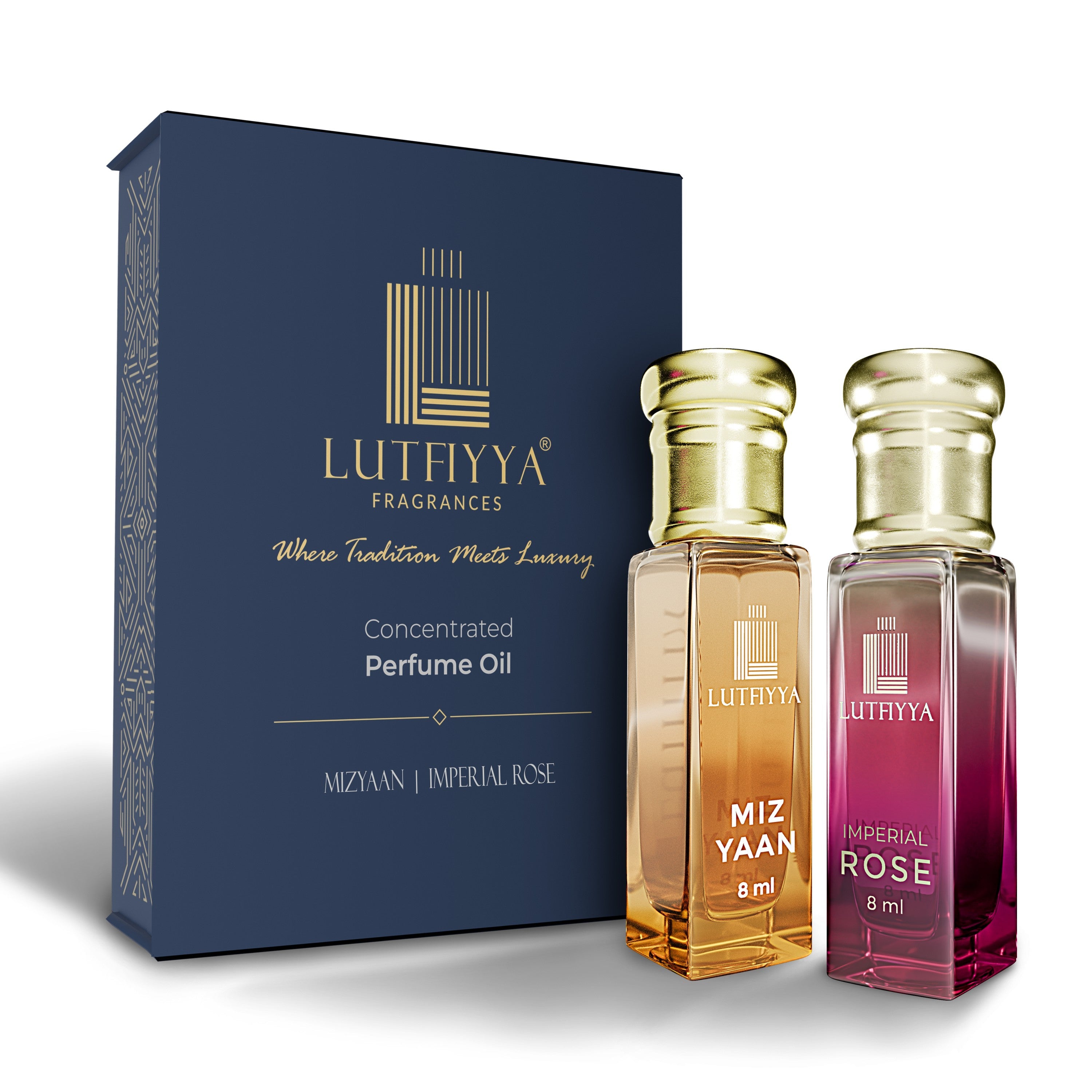 Mizyaan & Imperial Rose Listing Non-alcoholic Roll-on Attar Liquid For Unisex