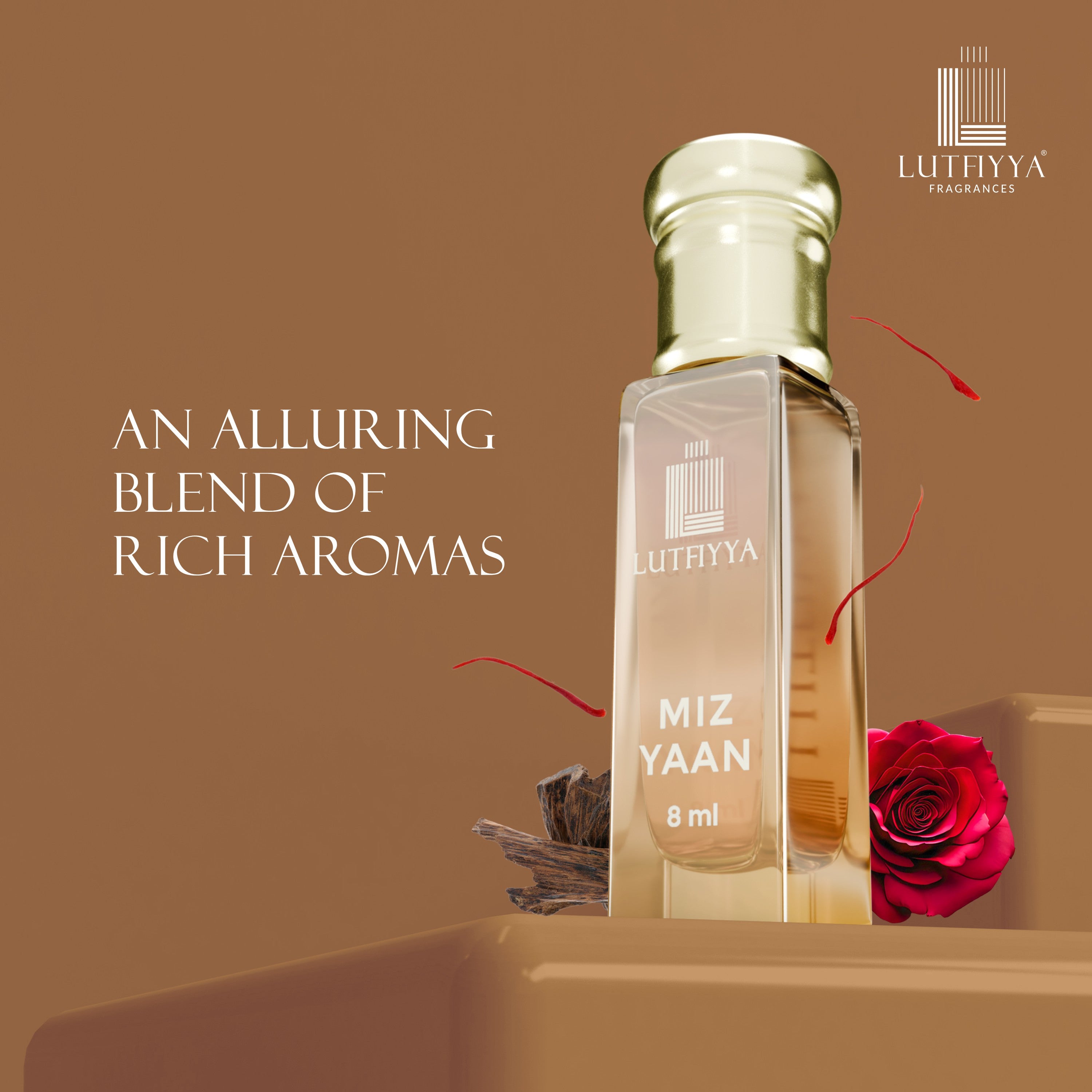 Mizyaan & Imperial Rose Listing Non-alcoholic Roll-on Attar Liquid For Unisex