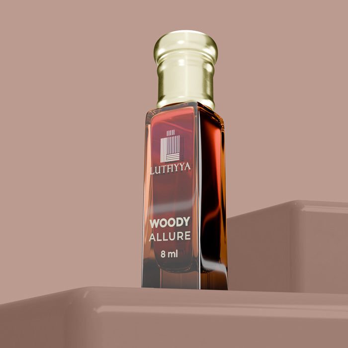 Woody Allure Non-alcoholic Roll-on Attar Liquid For Unisex